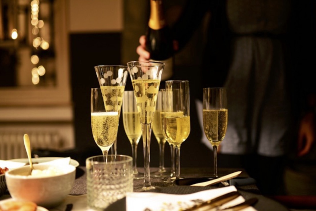 Champagne glasses